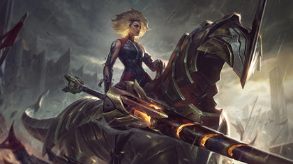 Rell - league of legends 3 panels canvas - skin wall poster decor collection