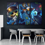 Astronaut Poppy and Gnar Buy Wall Poster