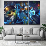 ASTRONAUT POPPY AND GNAR POSTER