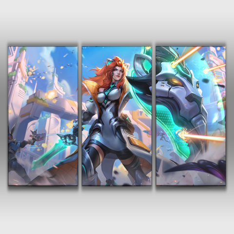 Battle Lion Leona Poster