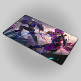 Battle Wolf Sylas and Battle Bat Vayne Mousepad 