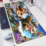 CORGI CORKI AND FUZZ FIZZ MOUSE PAD