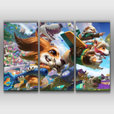 Corgi Corki and Fuzz Fizz Poster