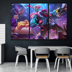 Cosplayer Neeko, Music Fan Gragas and Esports Fan Trundle Buy Wall poster