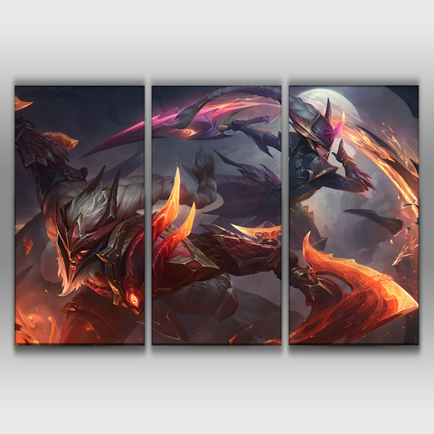 Dragonslayer Diana and Olaf Poster