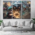 GUARDIAN OF THE SANDS RYZE, RENGAR AND JANNA POSTER