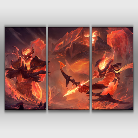 Infernal Shen, Galio and Varus Poster