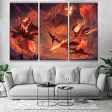 INFERNAL SHEN, GALIO AND VARUS POSTER