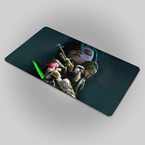 Jinx, Vi, Caitlyn and Ambessa from Arcane 2 Mouse Pad