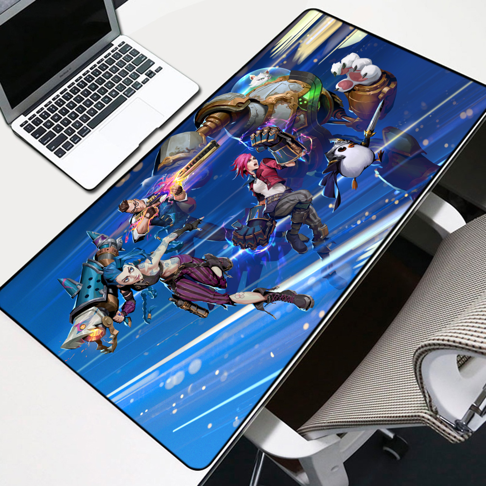Jinx, Vi, Chamber and Pengu Mousepad | Gaming Mouse Pad | Buy Now ...