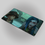 Jinx and Isha from Arcane 2 Series Mouse Pad