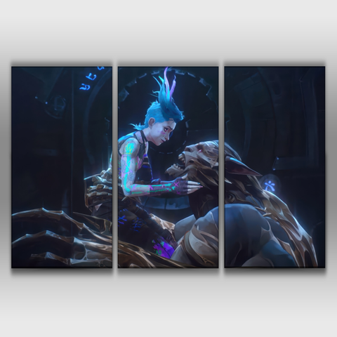 Jinx and Vander Warwick Arcane 2 Poster