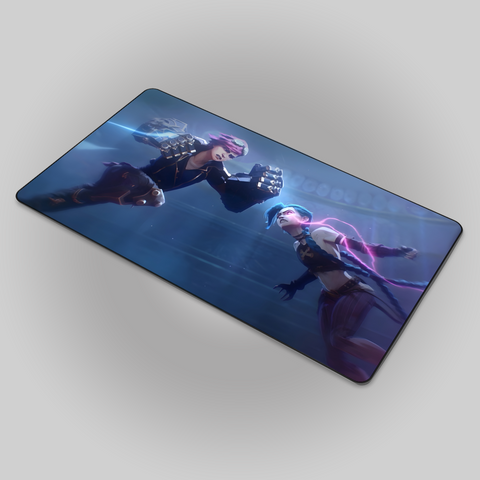 Jinx vs Vi Arcane 2 Mousepad