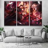 K/DA FIRESTARTER EVELYNN, KAI'SA, AHRI & AKALI POSTER