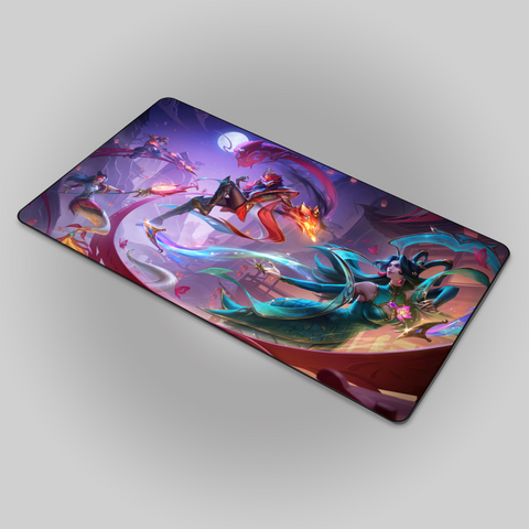 Mythmaker Jhin, Cassiopeia, Nami and Jarvan IV Mousepad