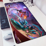 Mythmaker Jhin, Cassiopeia, Nami and Jarvan IV Mouse Pad