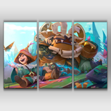 Papercraft Nunu & Willump Poster