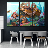 Papercraft Nunu & Willump Buy Wall Poster