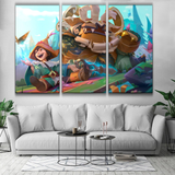 PAPERCRAFT NUNU & WILLUMP POSTER