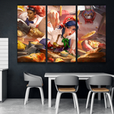 Pasta Maker Illaoi, Pizza Chef Sion and Breadsticks Irelia Buy Wall Poster