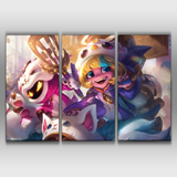 Pengu Cosplay Tristana and Furyhorn Cosplay Veigar Poster