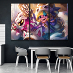 PENGU COSPLAY TRISTANA AND FURYHORN COSPLAY VEIGAR POSTER