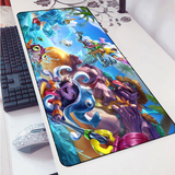 POOL PARTY DR.MUNDO, DRAVEN, REK'SAI AND ZAC MOUSE PAD