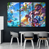 POOL PARTY DR.MUNDO, DRAVEN, REK'SAI AND ZAC POSTER