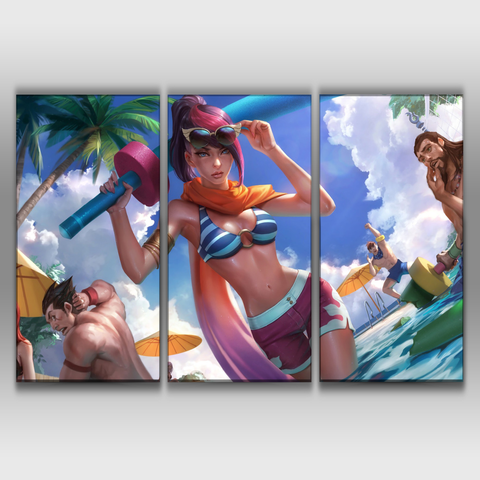 Pool Party Fiora Poster 