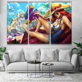 POOL PARTY MISS FORTUNE POSTER