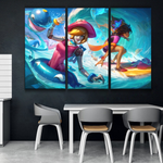 Pool Party Orianna and Taliyah Buy Wall Poster
