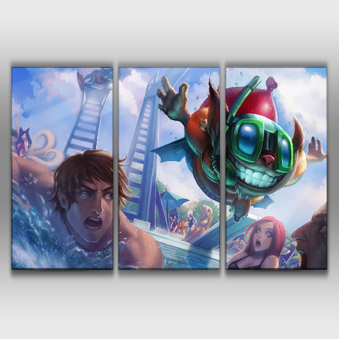 Pool Party Ziggs Poster 