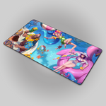 Pool Party Zoe, Caitlyn and Gangplank Mousepad
