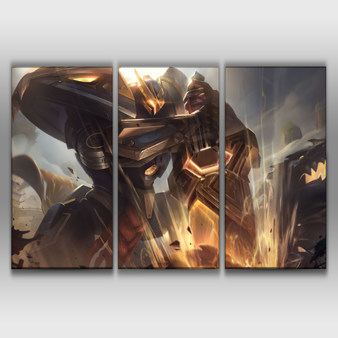 Prestige Mecha Kingdoms Garen Poster