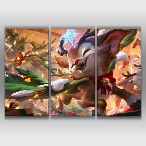 Reindeer Smolder Poster