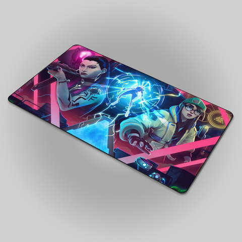 Shattered Reyna and Killjoy Mousepad