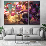 SUGAR RUSH ZIGGS, BRAUM AND EVELYNN POSTER