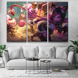 SUGAR RUSH ZIGGS, BRAUM AND EVELYNN POSTER