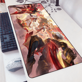 T1 SERAPHINE, YUNARA, GALIO, XIN ZHAO, AND AMBESSA MOUSE PAD