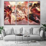T1 SERAPHINE, YUNARA, GALIO, XIN ZHAO, AND AMBESSA POSTER
