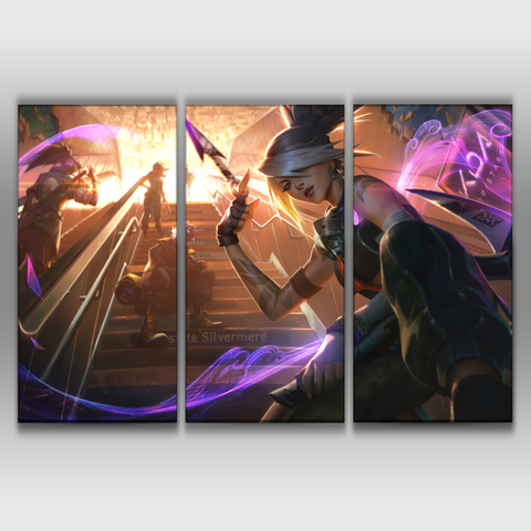True Damage Akali Poster