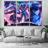 TRUE DAMAGE KNOW MY NAME QIYANA, SENNA & YASUO POSTER