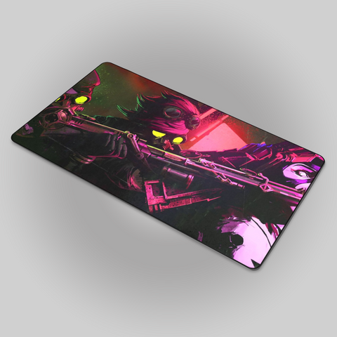  Vi and Caitlyn from Arcane 2 Mousepad