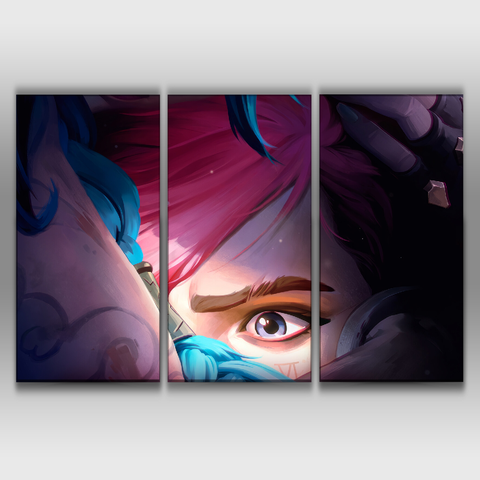 Vi and Jinx form Arcane season 2 Poster