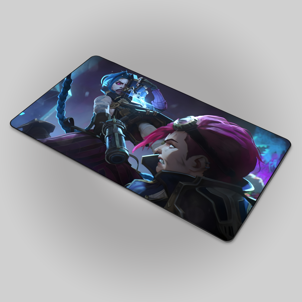 ARCANE League of Legends VALORANT マウスパッド Jinx vs Vi Arcane 2 Mousepad | League of Store