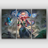 SHAN HAI SCROLLS LILLIA league of legends poster