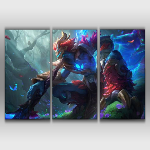 ELDERWOOD WUKONG league of legends wall poster