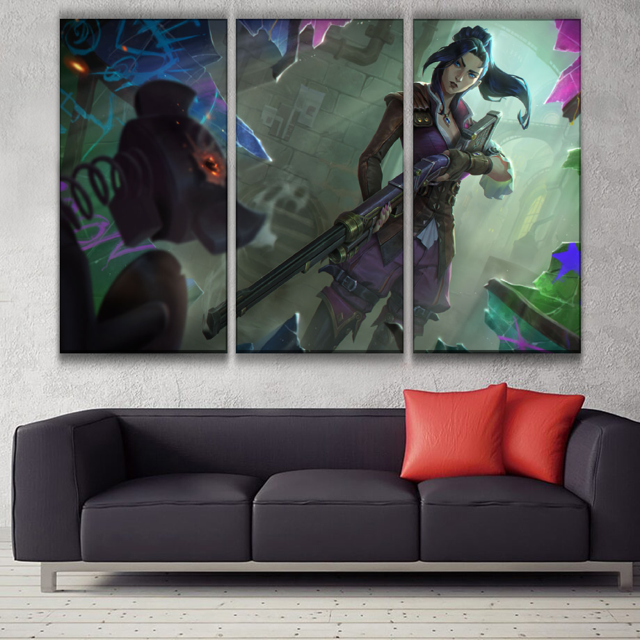 Arcane Jinx - 3 Panels Wall Poster – leagueofstore.shop