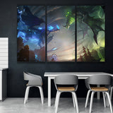 HEXTECH & CHEMTECH Arcane Dragons buy online wall decor gift