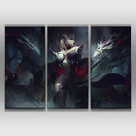 Coven Evelynn league of legends 3 panels canvas poster